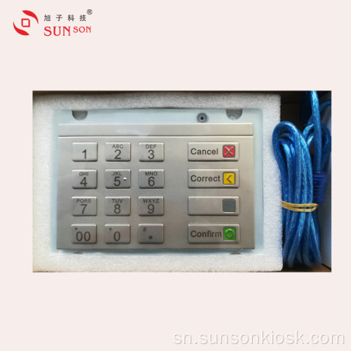 Mini Saizi Encryption PIN pad yePayment Kiosk